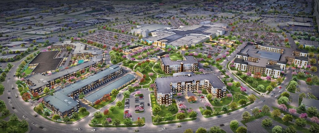 Integrated Development II and SAS Architects, along with USAA Real Estate and Centennial Real Estate, are realizing the potential of reinvigorating failing mall developments by partnering to build and operate luxury senior living communities as part of the overall mall redevelopment process . The vision behind this development is to create an inspiring and active community for seniors which complements the retail, restaurants, unique regional offerings and residential properties found at the mall. The concept is a city within a city and has a myriad of easy to reach opportunities that benefit a greater demographic of young adults and older adults looking to maintain a vibrant quality of life through retirement.